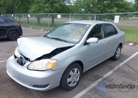 2008 Toyota Corolla Le из США, поврежденный, VIN 2T1BR32E48C870747